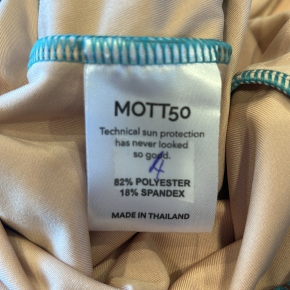 MOTT50 Royal Orchid One Piece Swimsuit - Picture 6 of 7